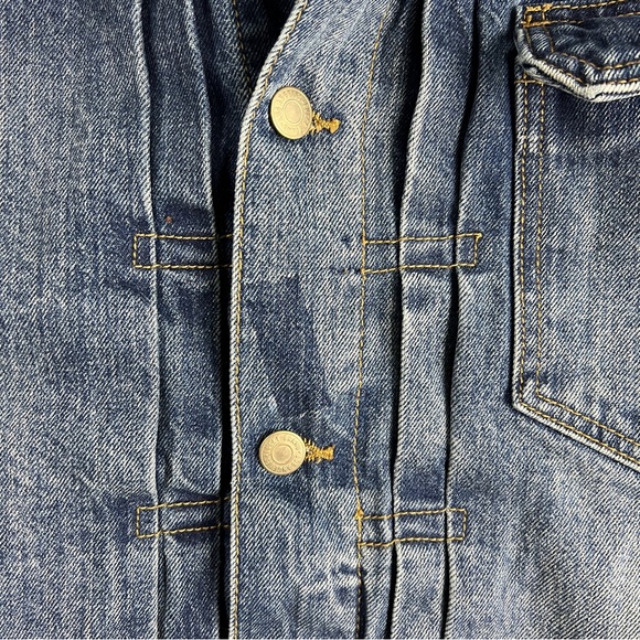 Lucky Brand Denim Jacket in size S - color is Synder - Picture 5 of 7
